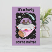 Galactic Road Trip 2018 Einladung (Stehend Vorderseite)