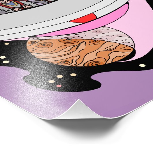 Galactic Road Trip 2018 Fotodruck (Ecke)