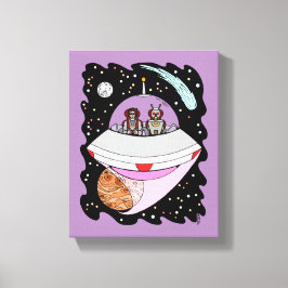 Galactic Road Trip 2018 Leinwanddruck