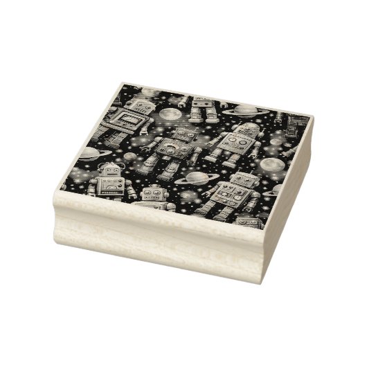 Galactic robot exploration cosmic gummistempel (Stempel)