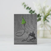 Galactic Santa Claus Feiertagspostkarte (Stehend Vorderseite)