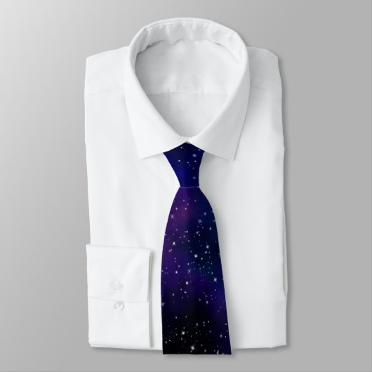 Galactic Sci-Fi Wedding Neck Tie Krawatte (Gebunden)