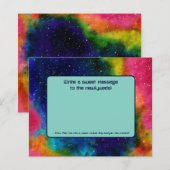 Galactic SciFi Wedding Rocket Ship Contest Paper (Vorne/Hinten)