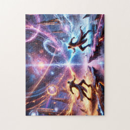 Galactic Showdown Cosmic Duel Space Theme Gift Puzzle
