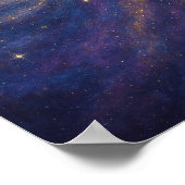 Galactic Swirl Poster (Ecke)