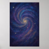 Galactic Swirl Poster (Vorne)