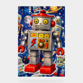 Galactic tin robot space adventure acrylschild (Vorderseite)