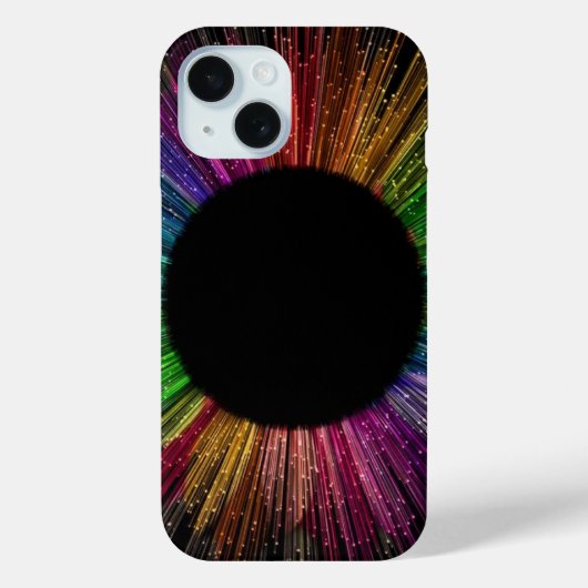 Galactic Vortex: iPhone 15 Black Hole Edition Case (Rückseite)