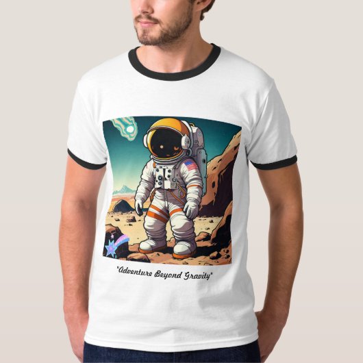 "Galactic Wanderlust" T-Shirt (Vorderseite)