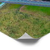 Galactica Drone | Alton Towers Resort Poster (Ecke)