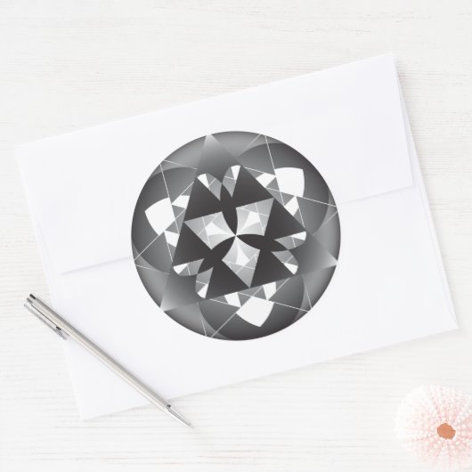 GalacticJedi-Aufkleber Runder Aufkleber (Umschlag)