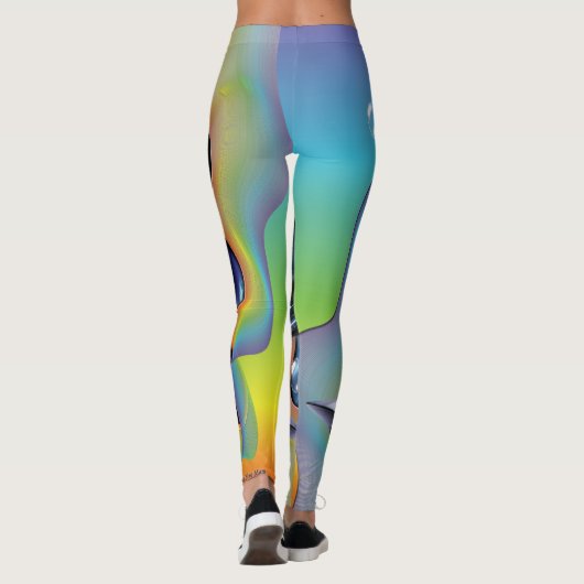 Galacy-Bubbles Leggings (Rückseite)