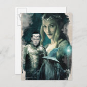 Galadriel, ELROND™, & Gandalf Graphic Postkarte (Vorne/Hinten)