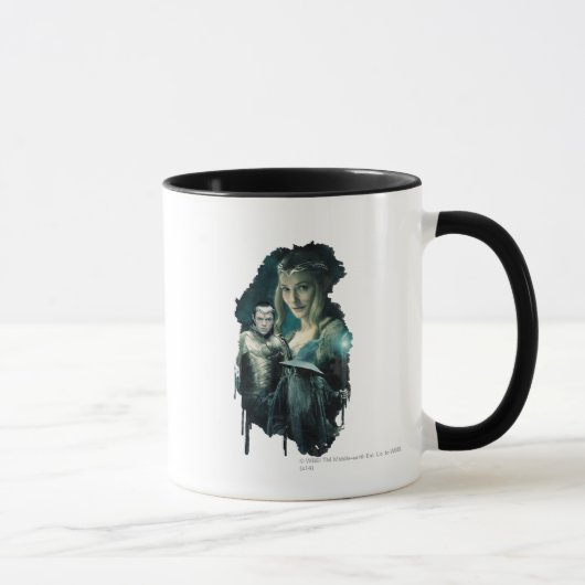 Galadriel, ELROND™ und Gandalf Graphic Tasse (Rechts)