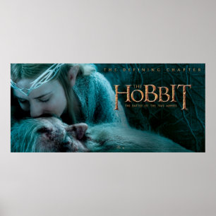 Galadriel Kisses Gandalf Poster