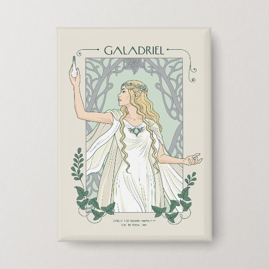 Galadriel Licht von Valinor Grafik Button (Vorderseite)