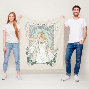 Galadriel Licht von Valinor Grafik Fleecedecke
