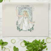 Galadriel Licht von Valinor Grafik Geschirrtuch (Gefaltet)