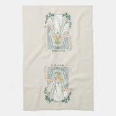 Galadriel Licht von Valinor Grafik Geschirrtuch (Vertikal)