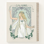 Galadriel Licht von Valinor Grafik Notizblock (Rückseite)