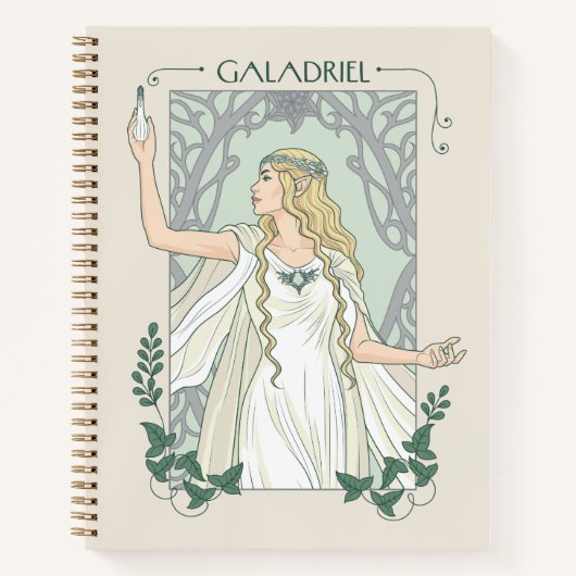 Galadriel Licht von Valinor Grafik Notizblock (Vorderseite)