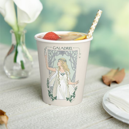 Galadriel Licht von Valinor Grafik Pappbecher (In Situ)
