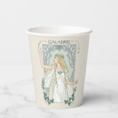 Galadriel Licht von Valinor Grafik Pappbecher (Rückseite)