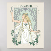 Galadriel Licht von Valinor Grafik Poster (Vorne)
