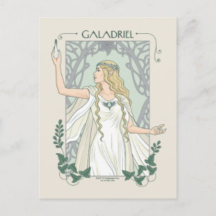 Galadriel Licht von Valinor Grafik Postkarte