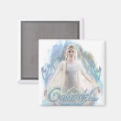 Galadriel mit Namen Magnet (Vorderseite/Rückseite)