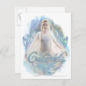 Galadriel mit Namen Postkarte (Vorne/Hinten)