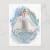 Galadriel mit Namen Postkarte (Vorderseite)