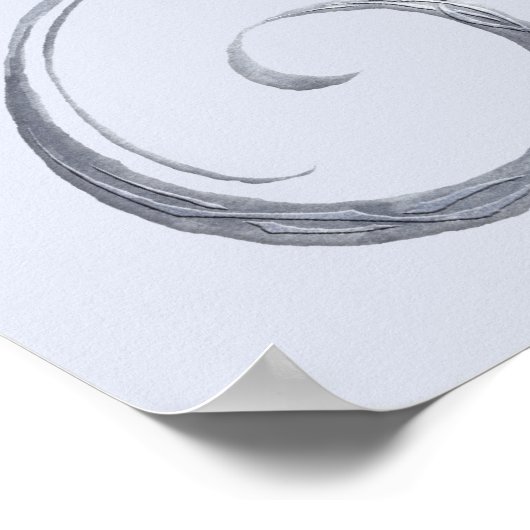 Galadriel Name texturiert Poster (Ecke)