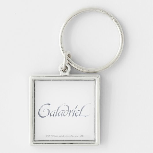 Galadriel Name texturiert Schlüsselanhänger (Vorne)