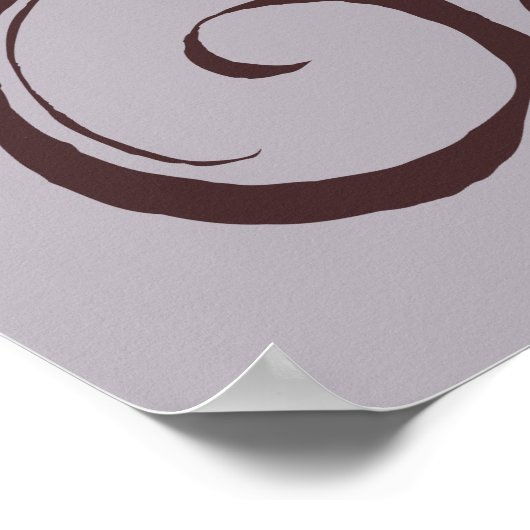 Galadrielname Solid Poster (Ecke)