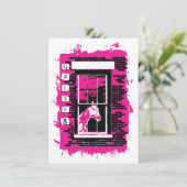 Galafenster Einladung (Stehend Vorderseite)