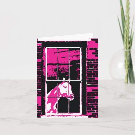 Galafenster Feiertagskarte (Vorderseite)