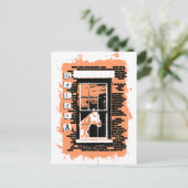 Galafenster Postkarte (Stehend Vorderseite)