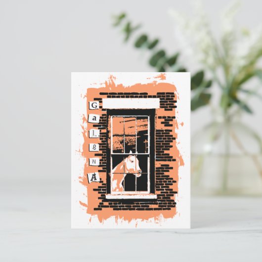 Galafenster Postkarte (Stehend Vorderseite)