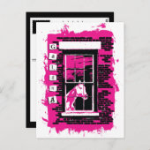 Galafenster Postkarte (Vorne/Hinten)