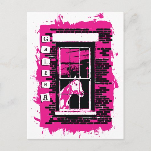 Galafenster Postkarte (Vorderseite)