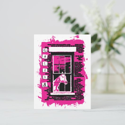 Galafenster Postkarte (Stehend Vorderseite)