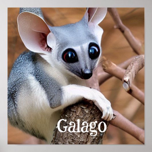 Galago aka Bush Baby Poster (Vorne)