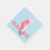 Galah Australain Bird Serviette (Ecke)
