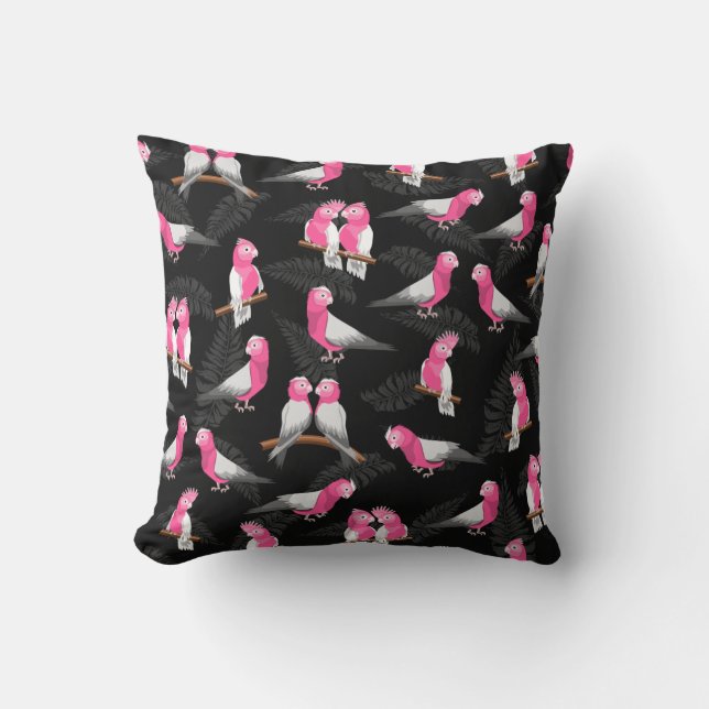 Galah Australian Bird Pattern Kissen (Vorderseite)
