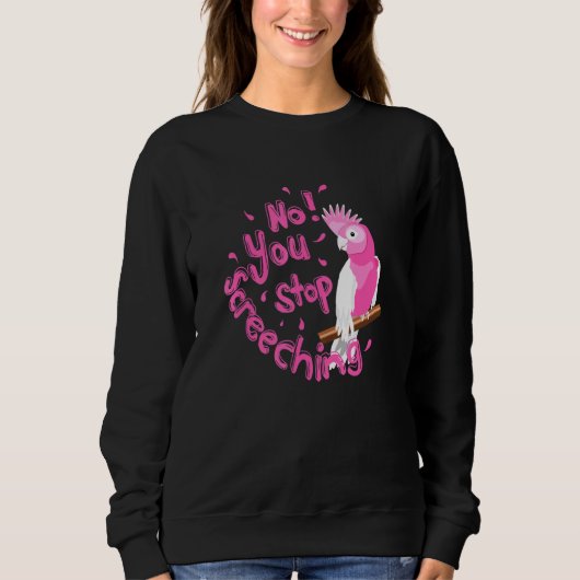 Galah Australischer Vogel Sweatshirt (Vorderseite)