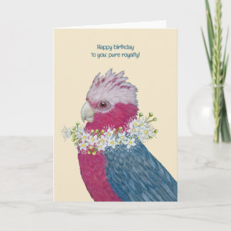 Galah Cockatoo Faltkarte Karte