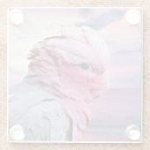 Galah Cockatoo Glasuntersetzer (Rückseite)