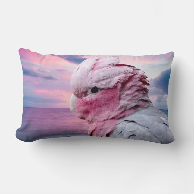 Galah Cockatoo Lendenkissen (Vorderseite)