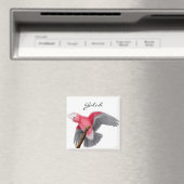 Galah Cockatoo Magnet (In Situ (Geschirrspüler))
